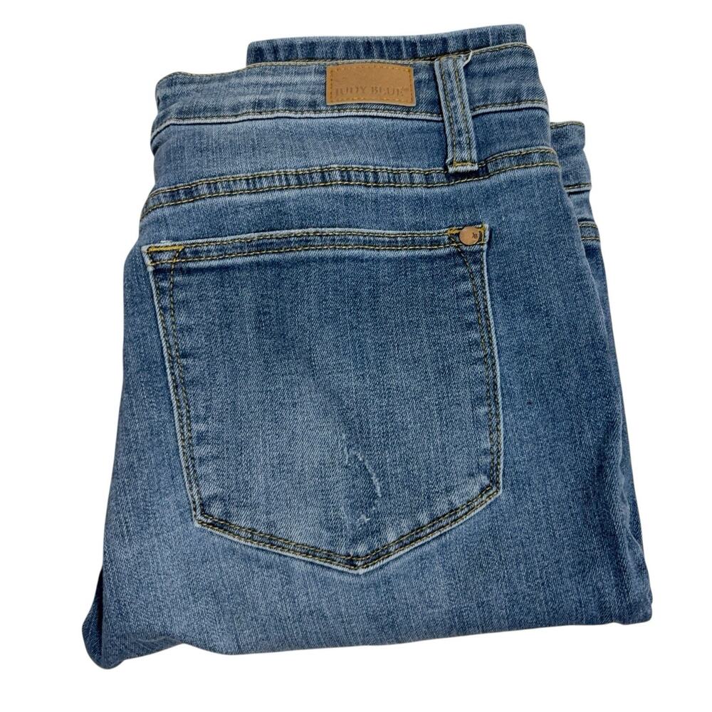 Judy Blue Jeans Women's Size 32 Relaxed Fit Blue Denim Straight Inseam 26